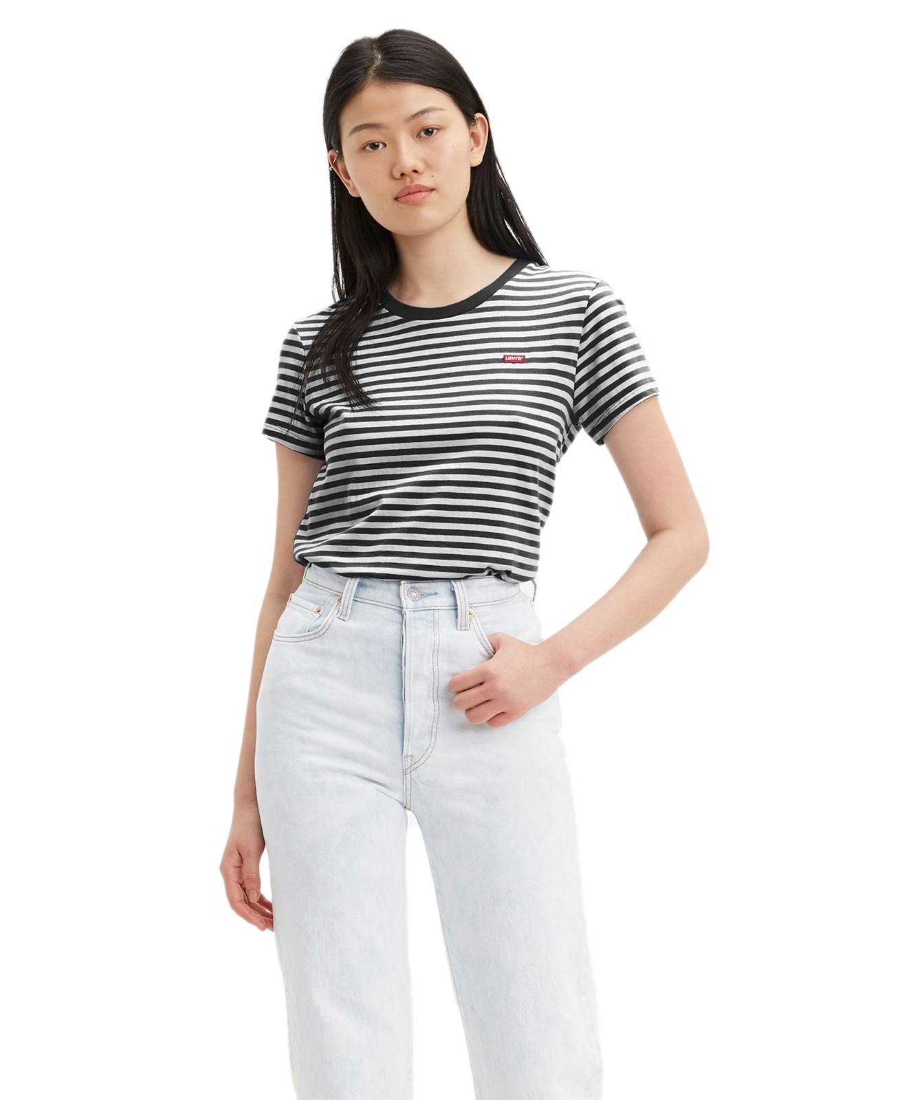 Damen Shirt Perfect Tee von Levis in Caviar