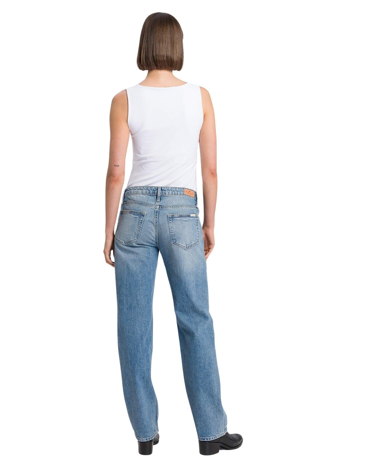 Damen Jeans Lily von Cross in Vintage Mid Blue