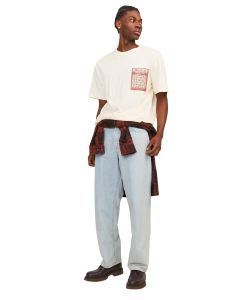 Jack & Jones Alex Original Baggy Jeans in Bleached