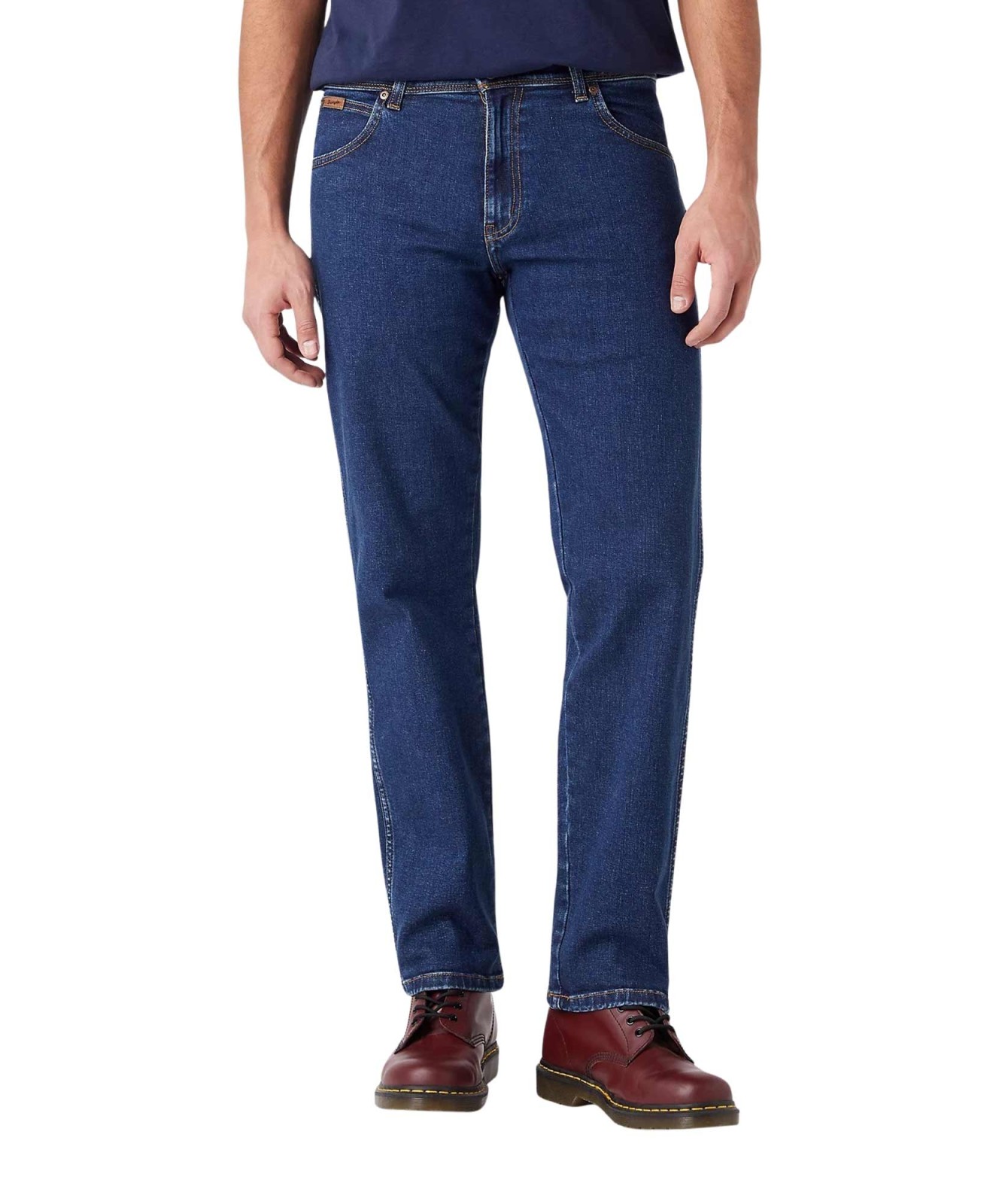 Herren Jeans Texas Stretch von Wrangler in Darkstone