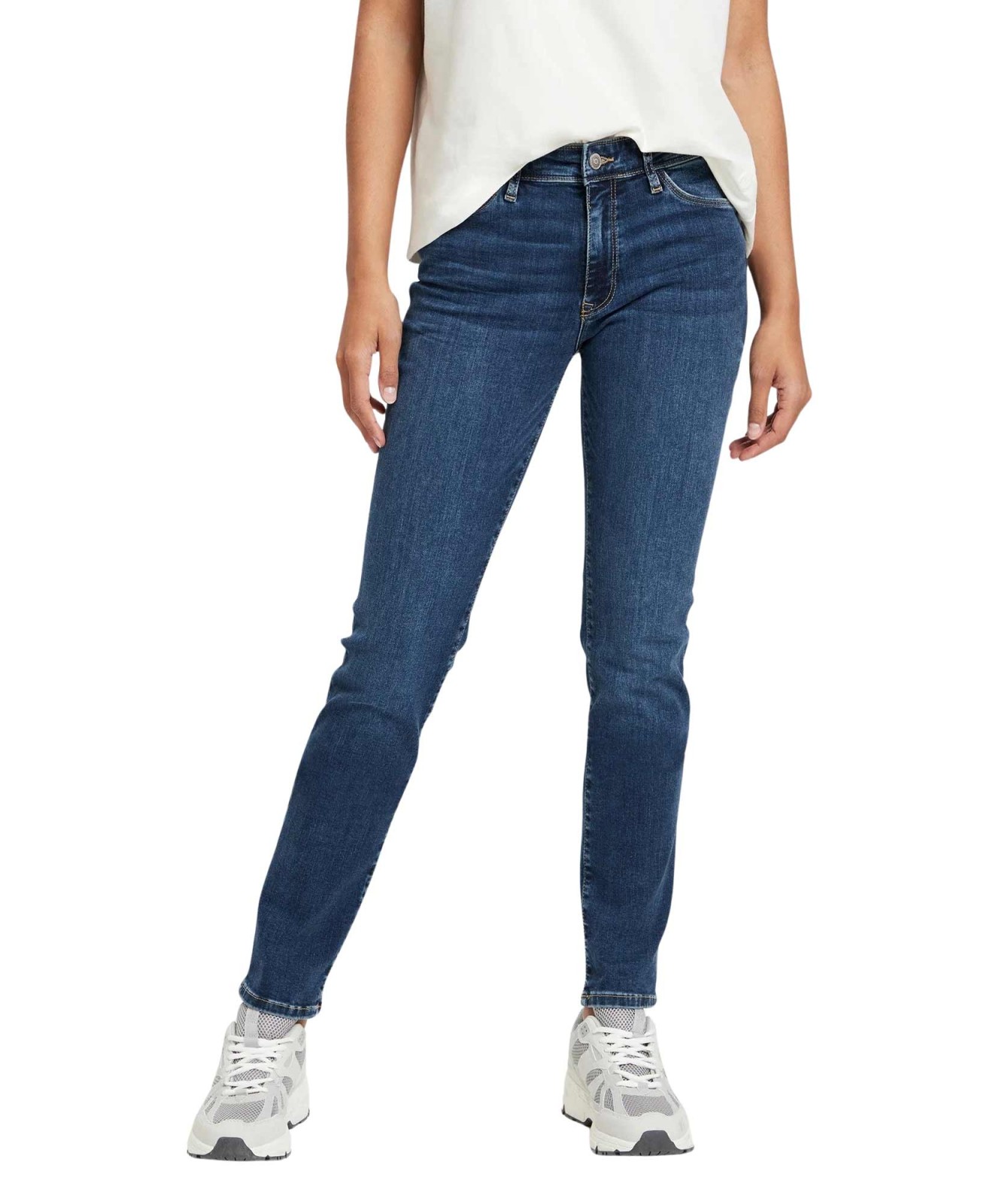Damen Jeans Anya von Cross in Dark Blue