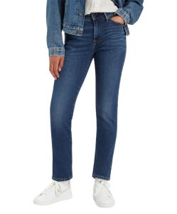 Levi's 712 Slim Jeans in Blue Wave Dark-Waschung