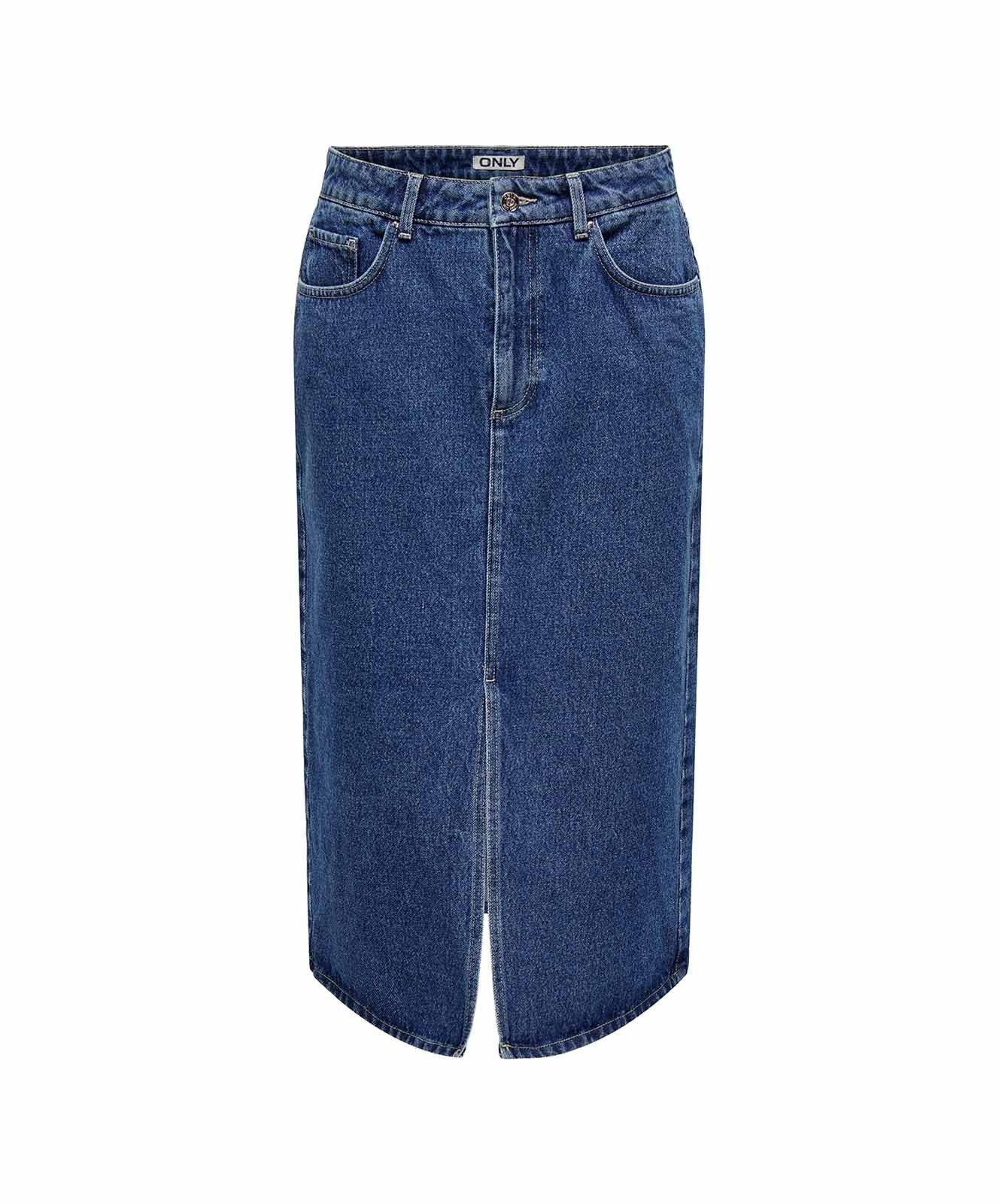 Damen Rock Bianca von Only in Medium Blue