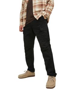 Jack & Jones Cargohose Stace Trucker in Schwarz
