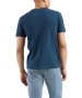 Levis Original Tee - blaues Basics Shirts aus Baumwolljersey f02