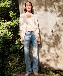 Mac Dream Boot Authentic Jeans in hellblauer Waschung