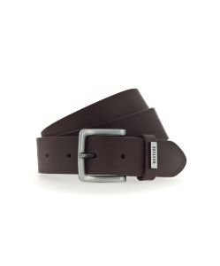 Mustang Gürtel aus Leder mit Pullup-Effekt in Dunkelbraun