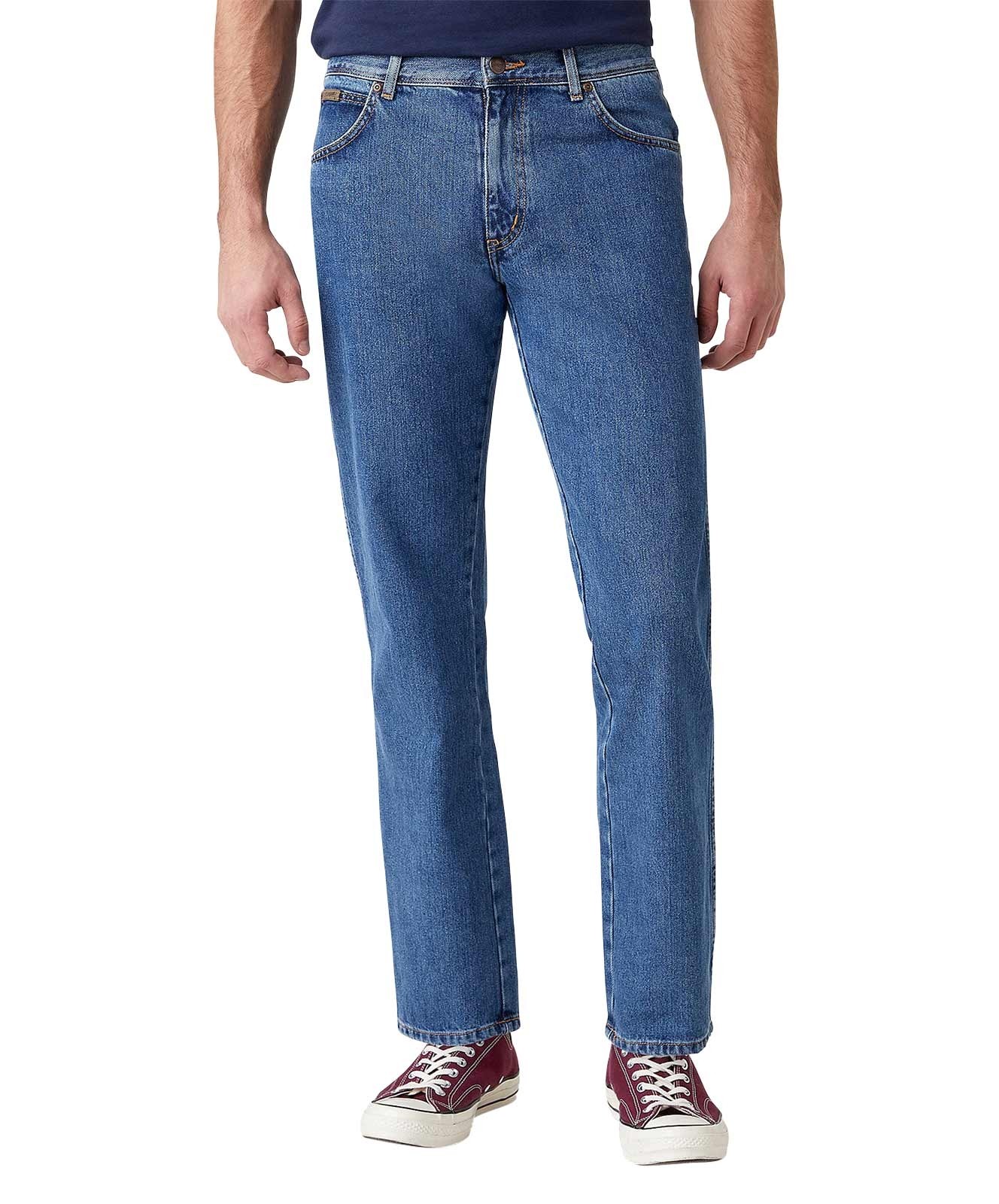 Herren Jeans Texas von Wrangler in Vintage Stonewash