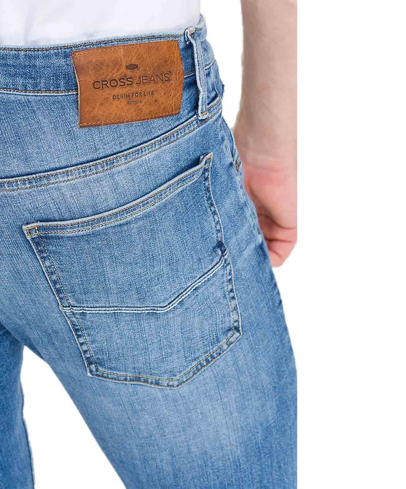 Herren Jeans Damien von Cross in Light Blue