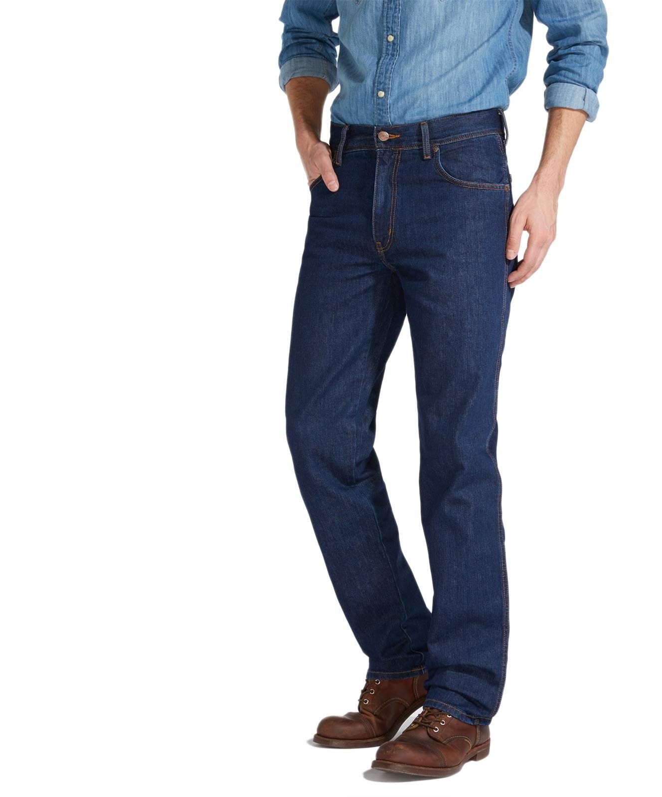 Herren Jeans Texas von Wrangler in Darkstone