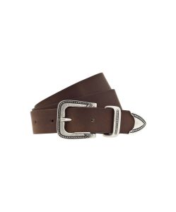 Mustang Echtleder-Gürtel mit 3cm breite in Braun