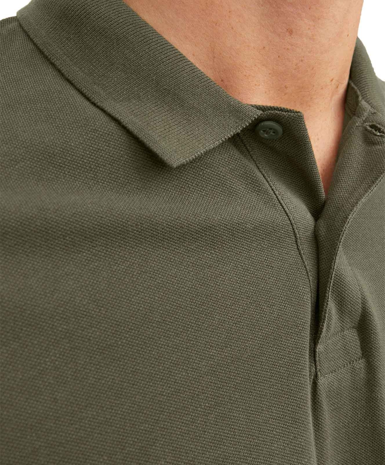 Herren Shirt Basic Polo von Jack & Jones in Olive Night
