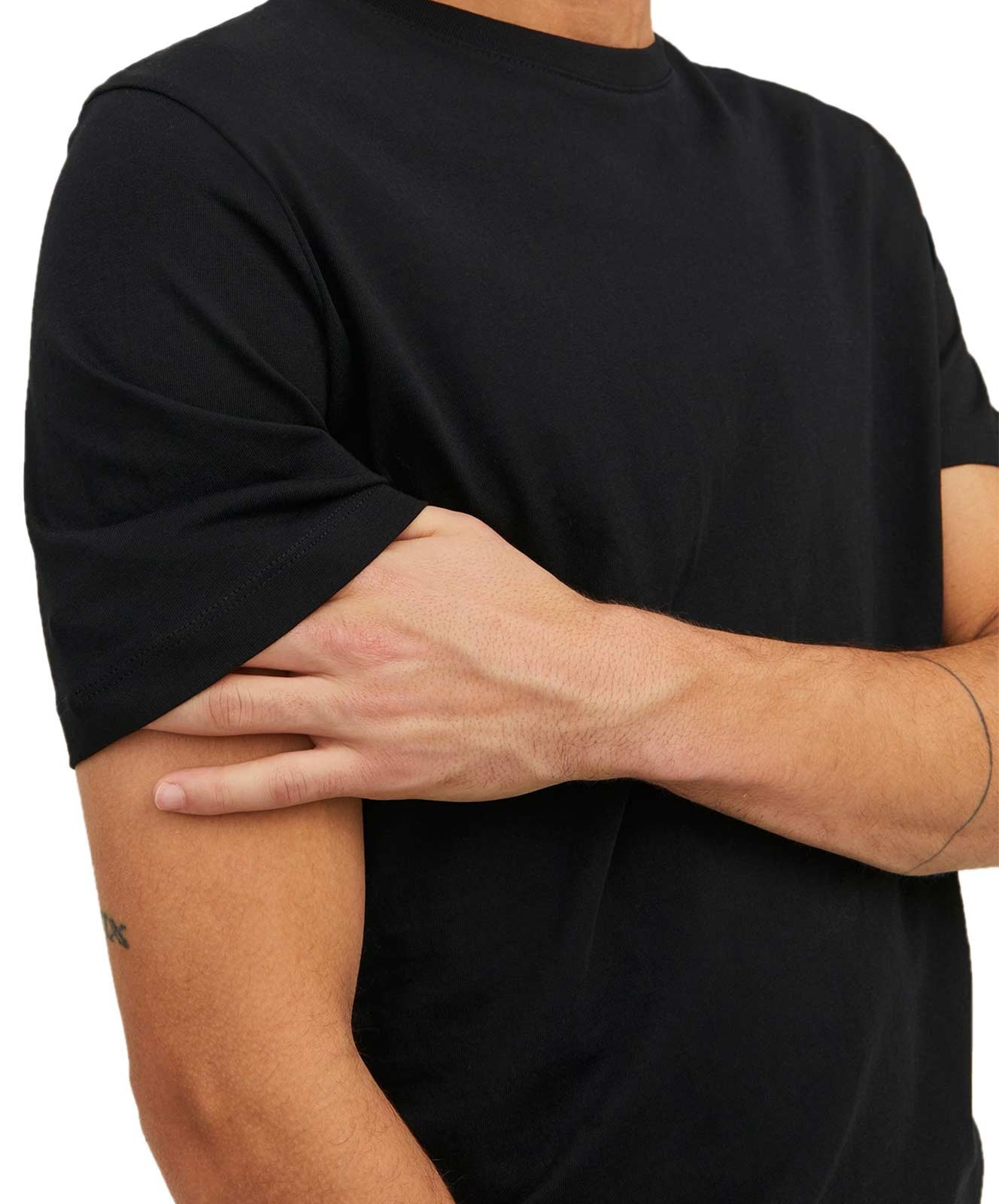 Herren Shirt Organic Basic Tee von Jack & Jones in Black