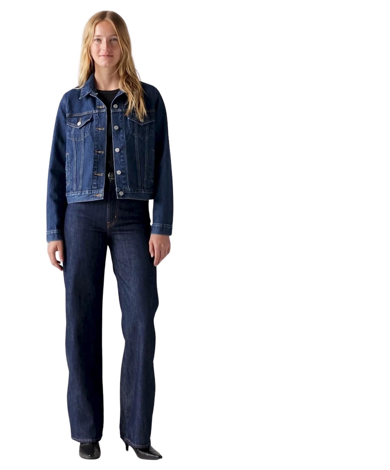 Damen Jacke Original Trucker von Levis in Authentic Blue