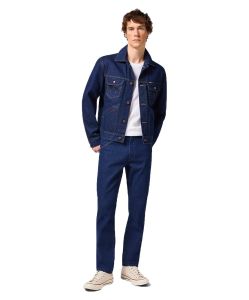 Wrangler Jeansjacke 124MJ in Rinse mit Western-Details