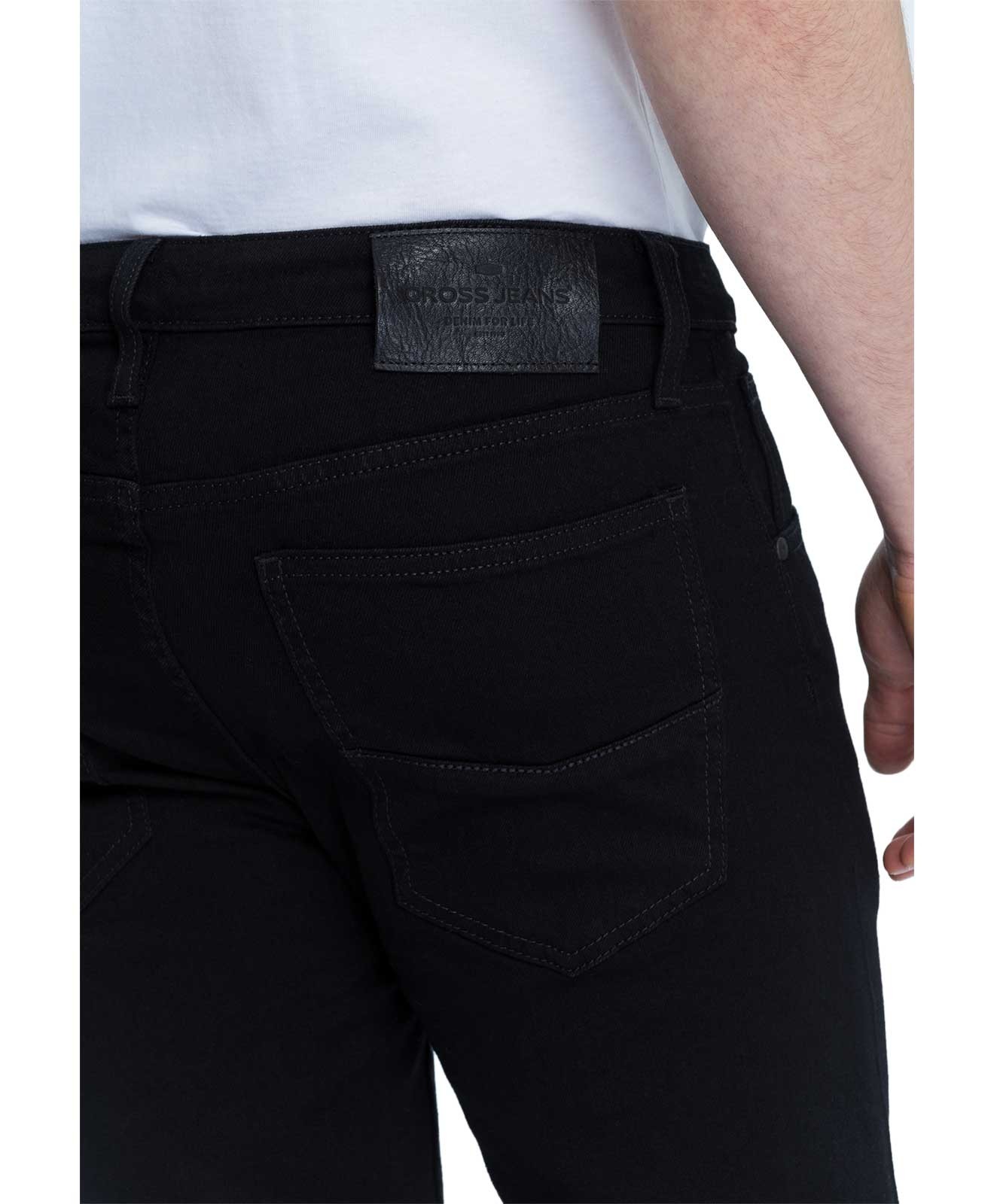 Herren Jeans Damien von Cross in Black