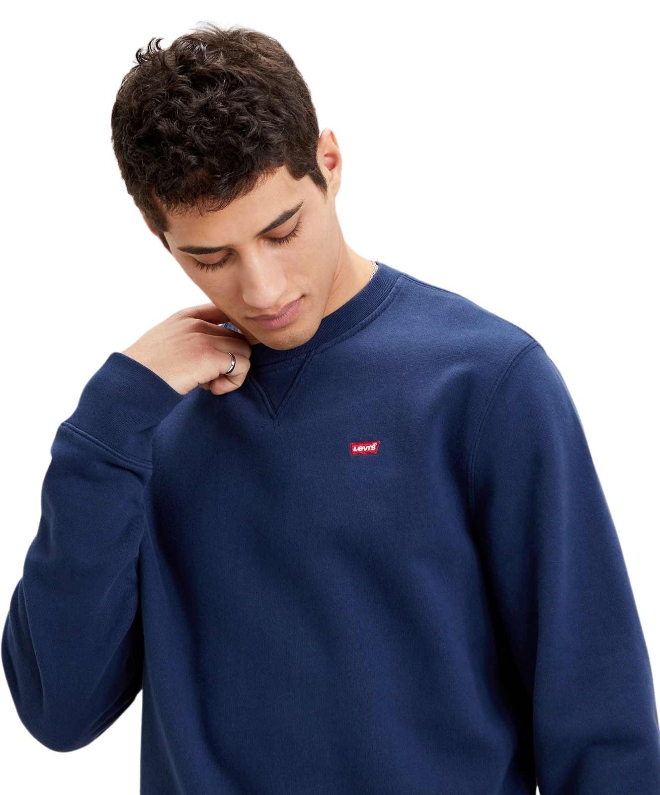 Herren Pullover Original Sweatshirt von Levis in Dress Blues X