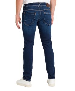 Herren Jeans Jimi von Cross in Night Blue Crincle 