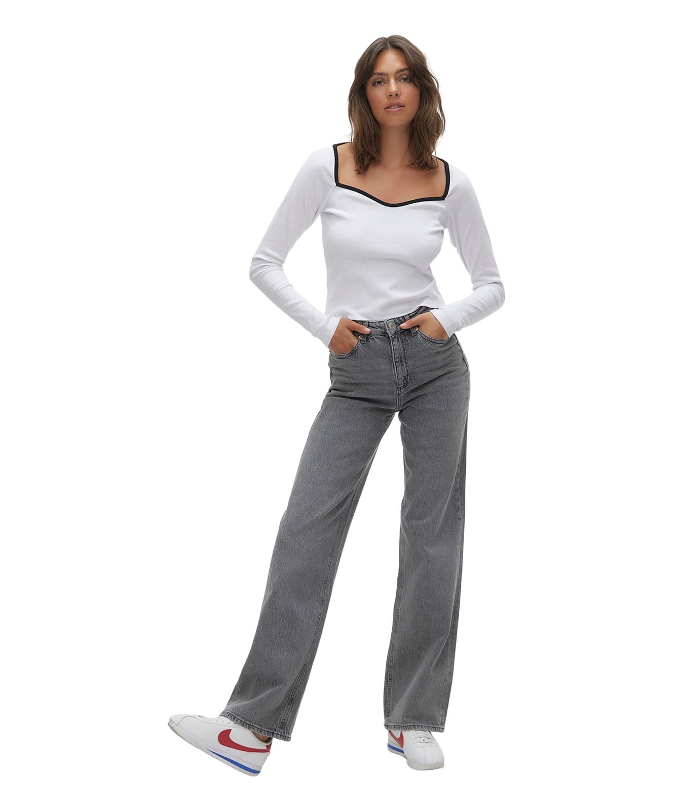 Damen Jeans Tessa von Vero Moda in Medium Grey