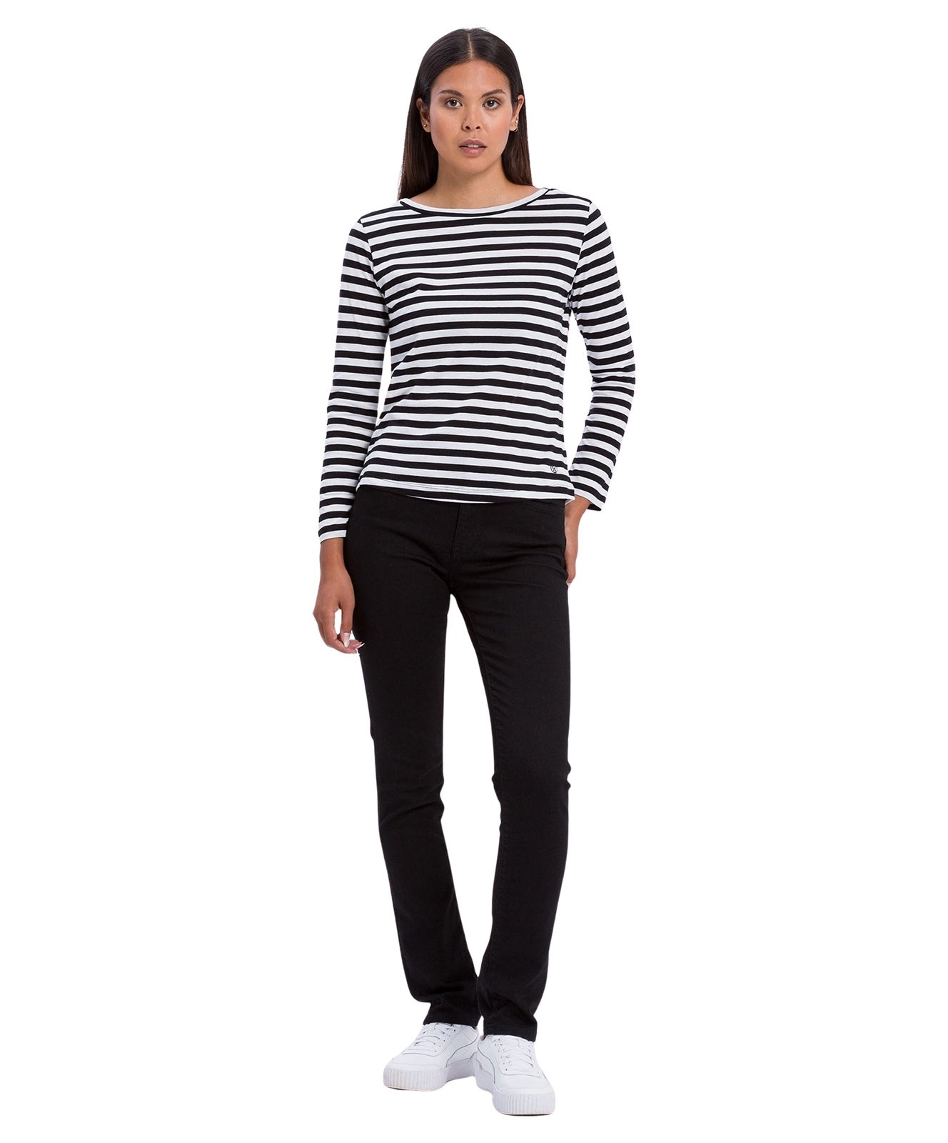 Damen Jeans Anya von Cross in Black