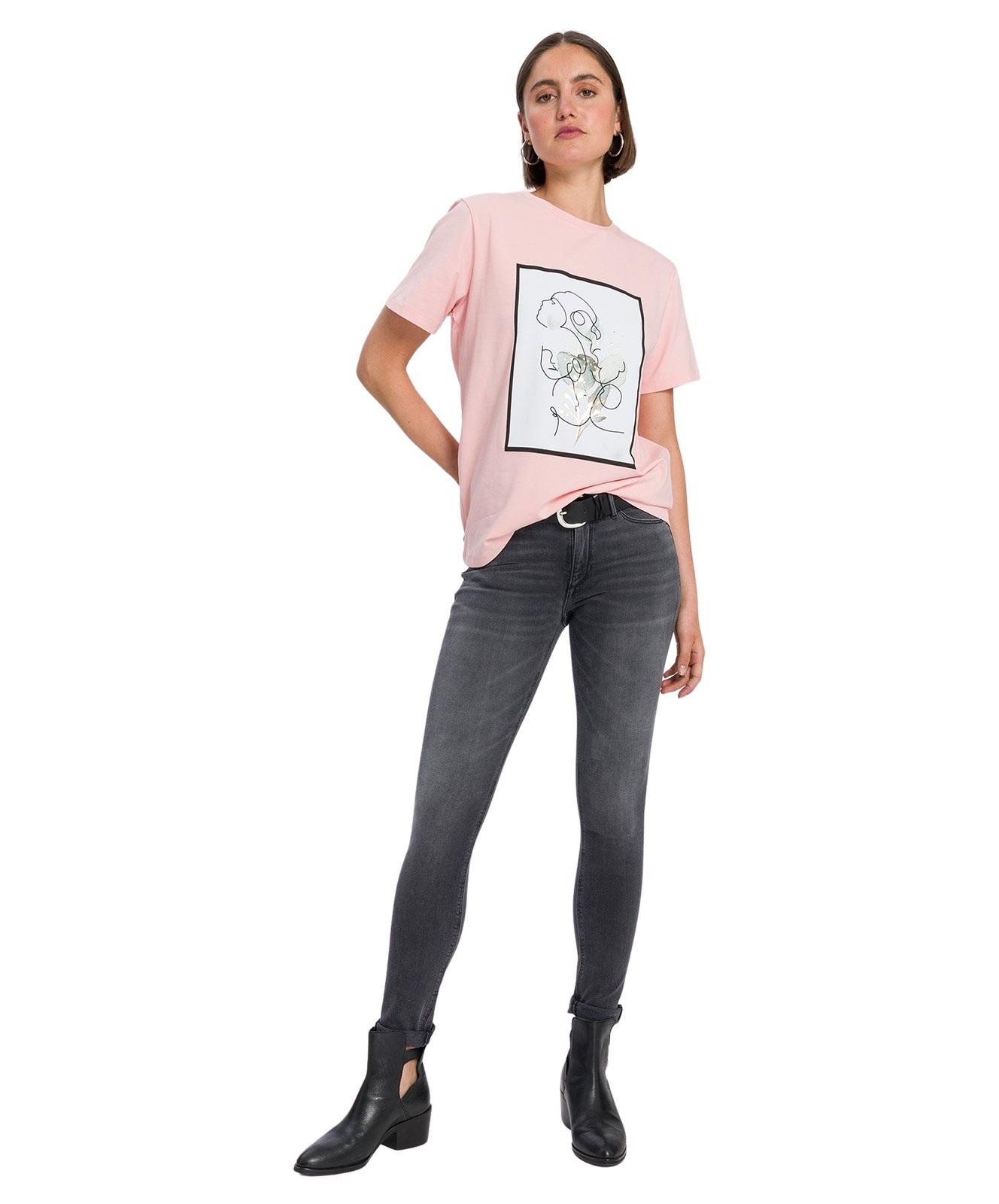 Damen Jeans Alan von Cross in Grey Used