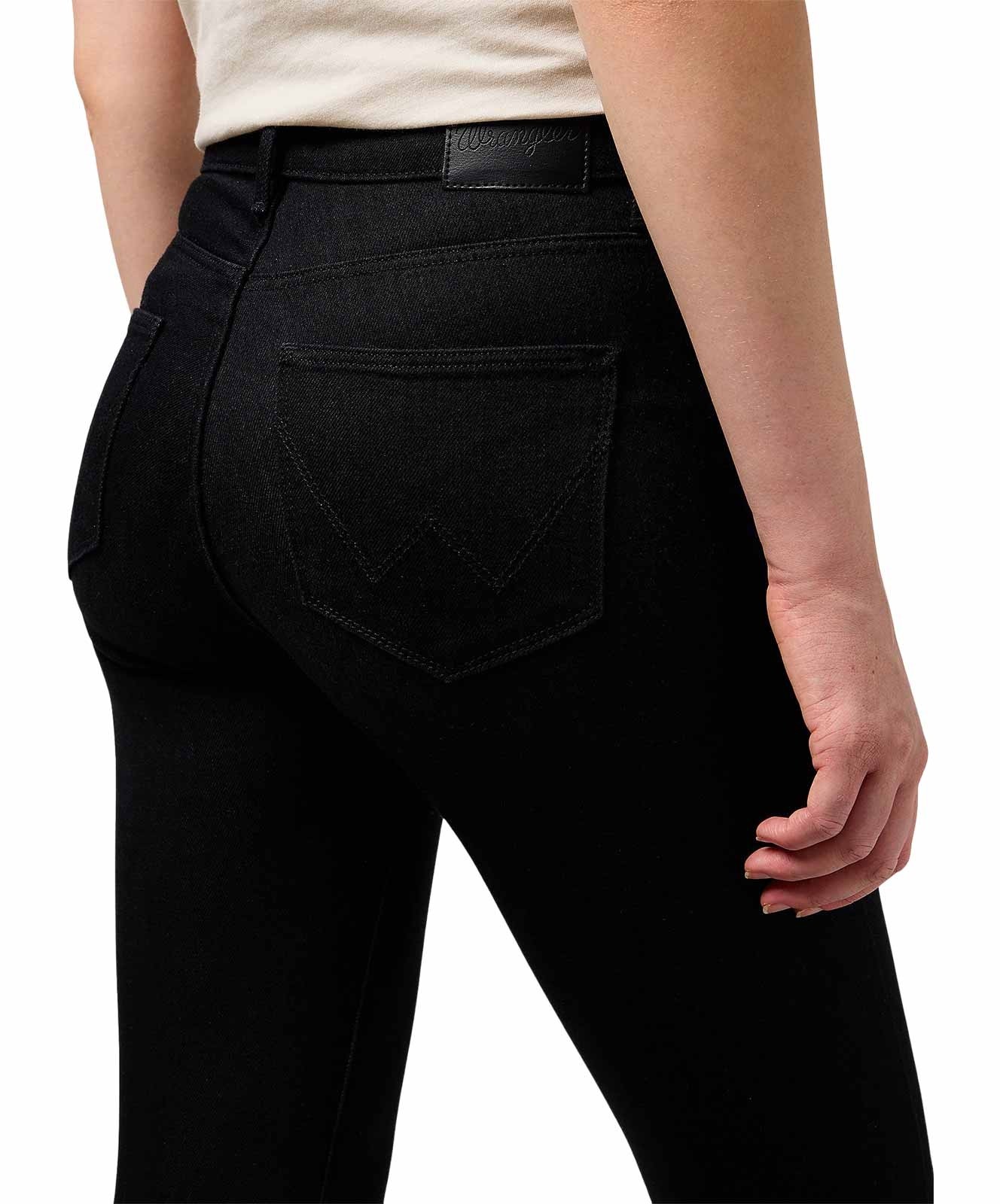 Damen Jeans Slim von Wrangler in Retro Black