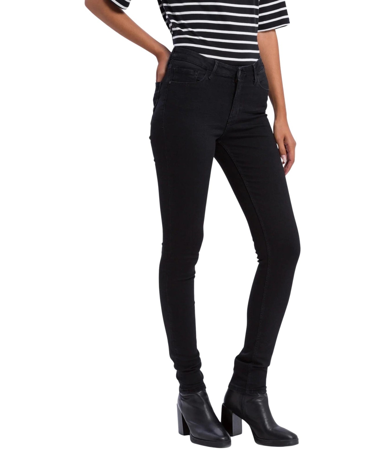 Damen Jeans Alan von Cross in Black