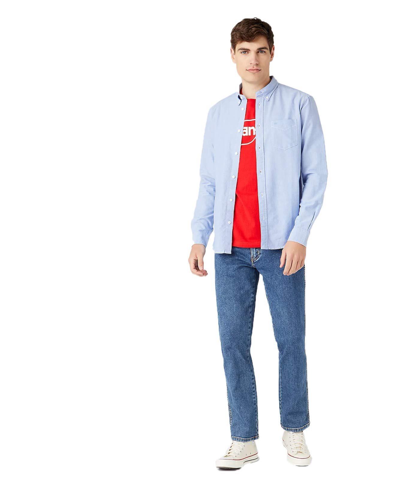 Herren Jeans Texas Stretch von Wrangler in Stonewash