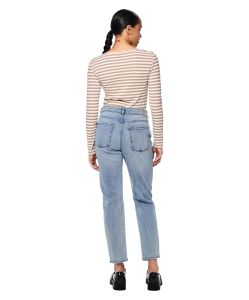 Damen Jeans Bella von Pieces in Light Blue 