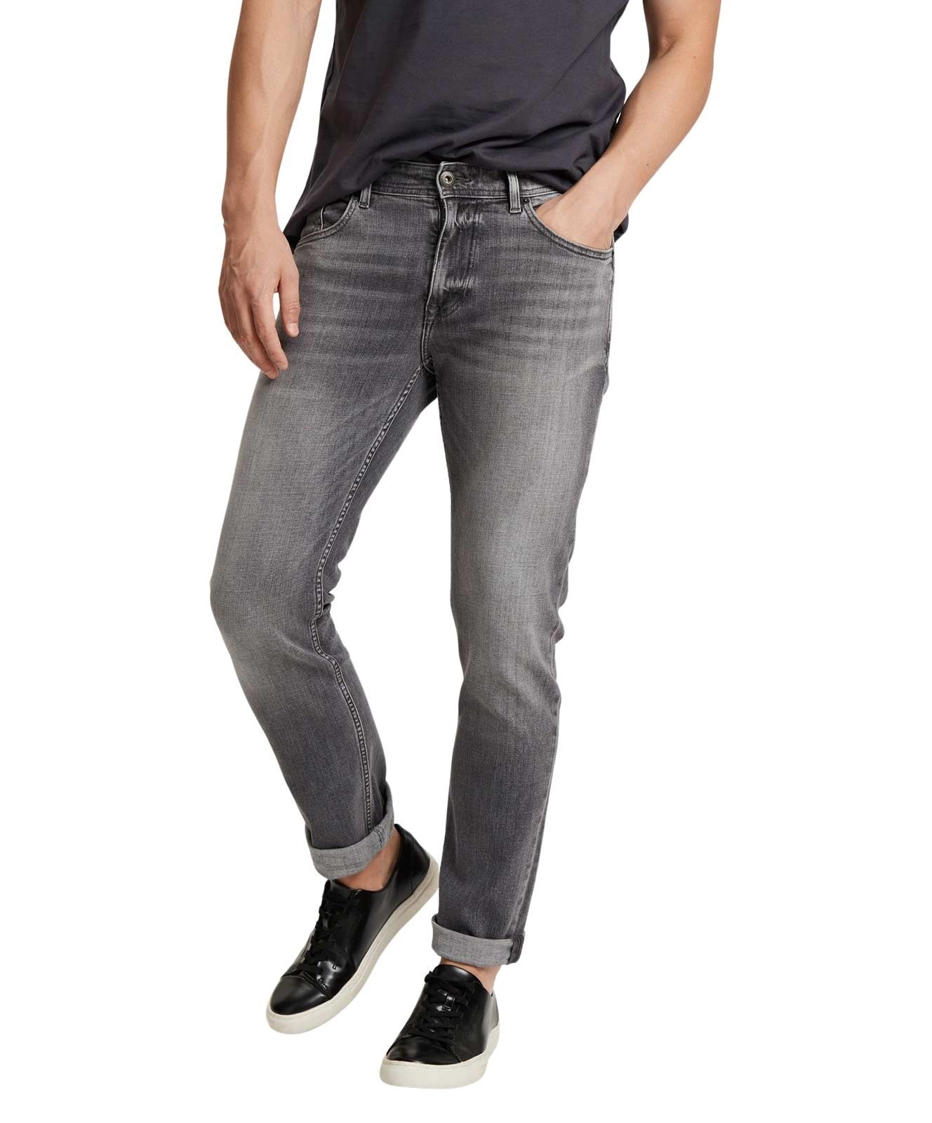 Herren Jeans Dylan von Cross in Light Grey Used