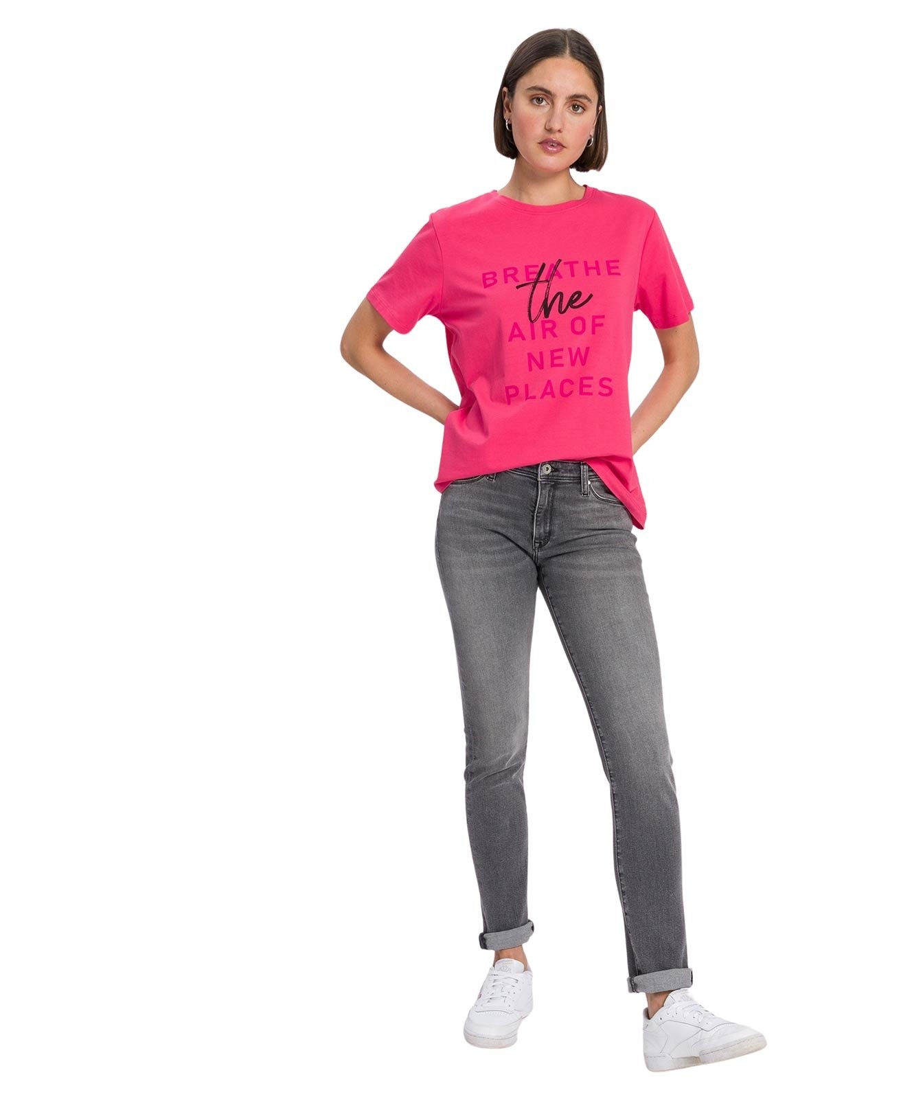 Damen Jeans Anya von Cross in Grey Used