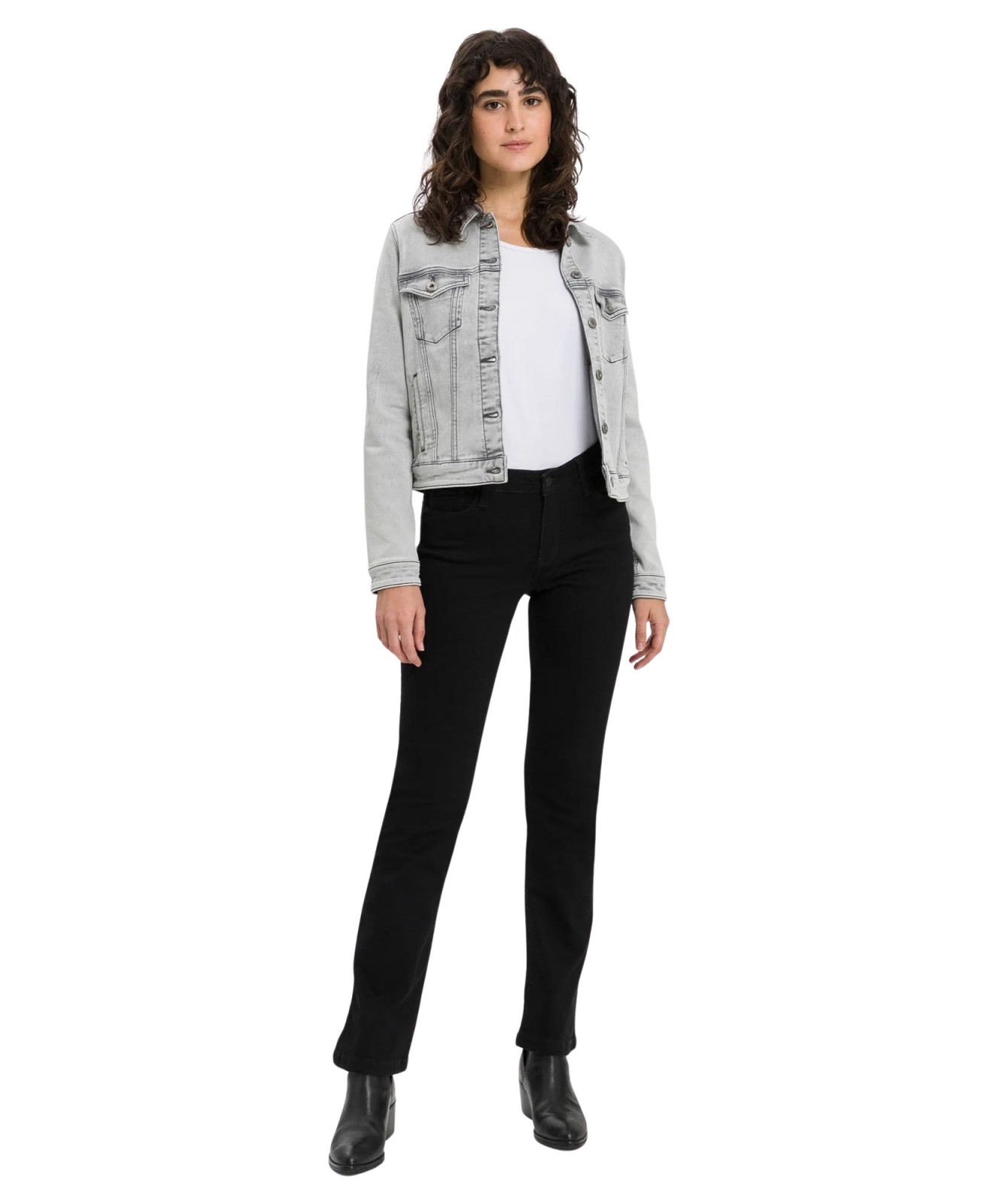 Damen Jeans Lauren von Cross in Black