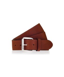 Mustang Ledergürtel 4cm breit mit Dornschließe in Cognac
