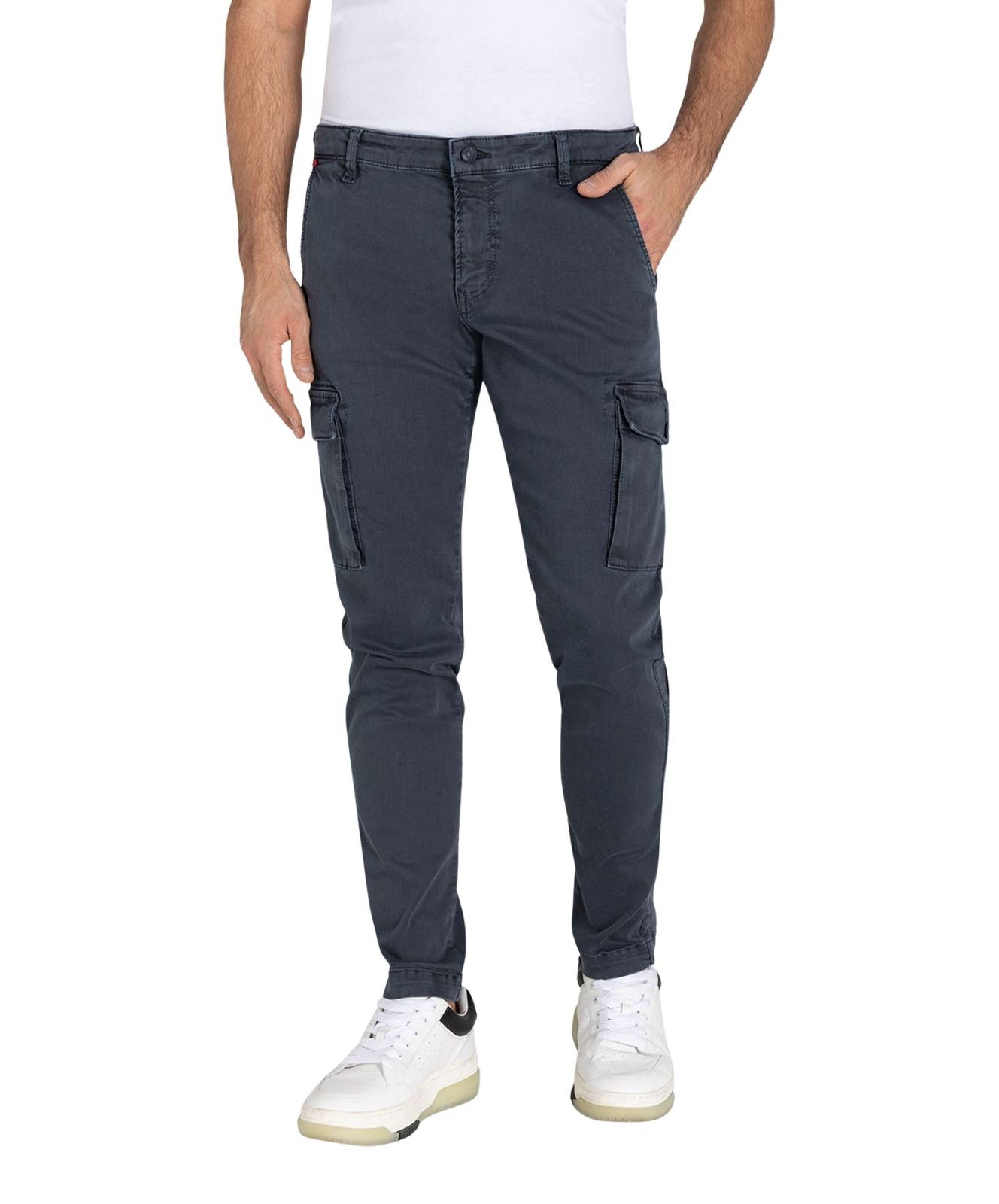 Herren Hose Driver Cargo von MAC in Blue Grey