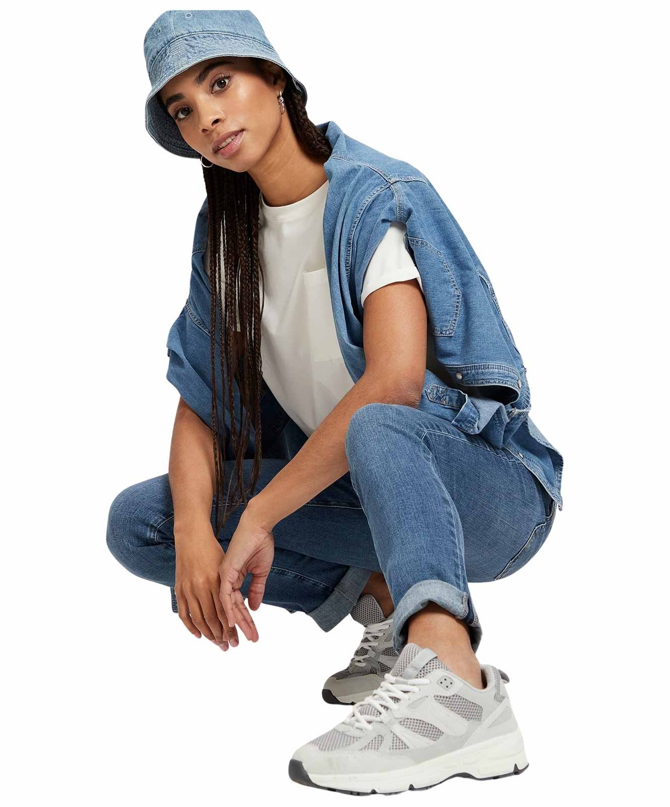 Damen Jeans Anya von Cross in Light Mid Blue