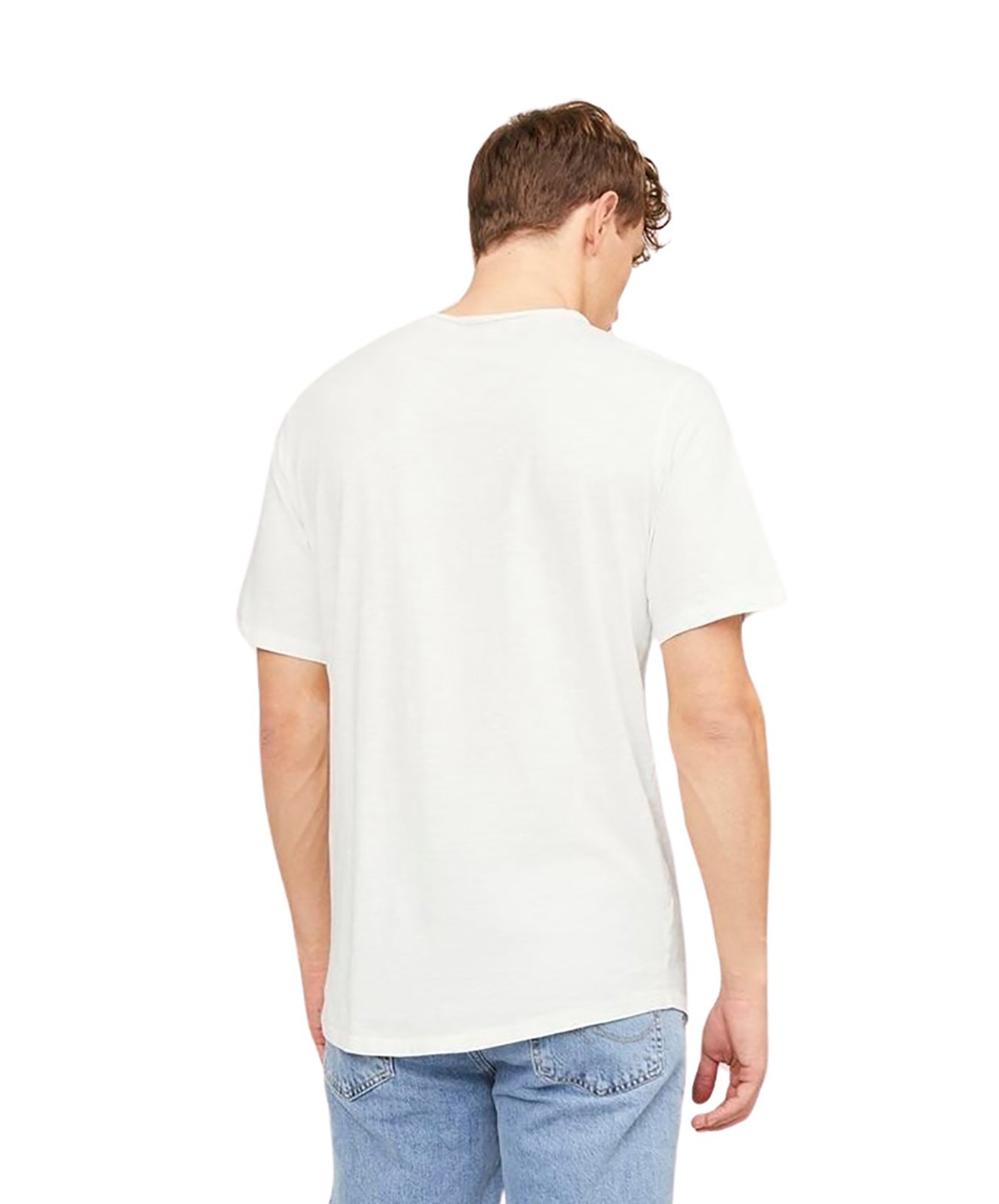 Herren Shirt Basher Tee von Jack & Jones in Cloud Dancer