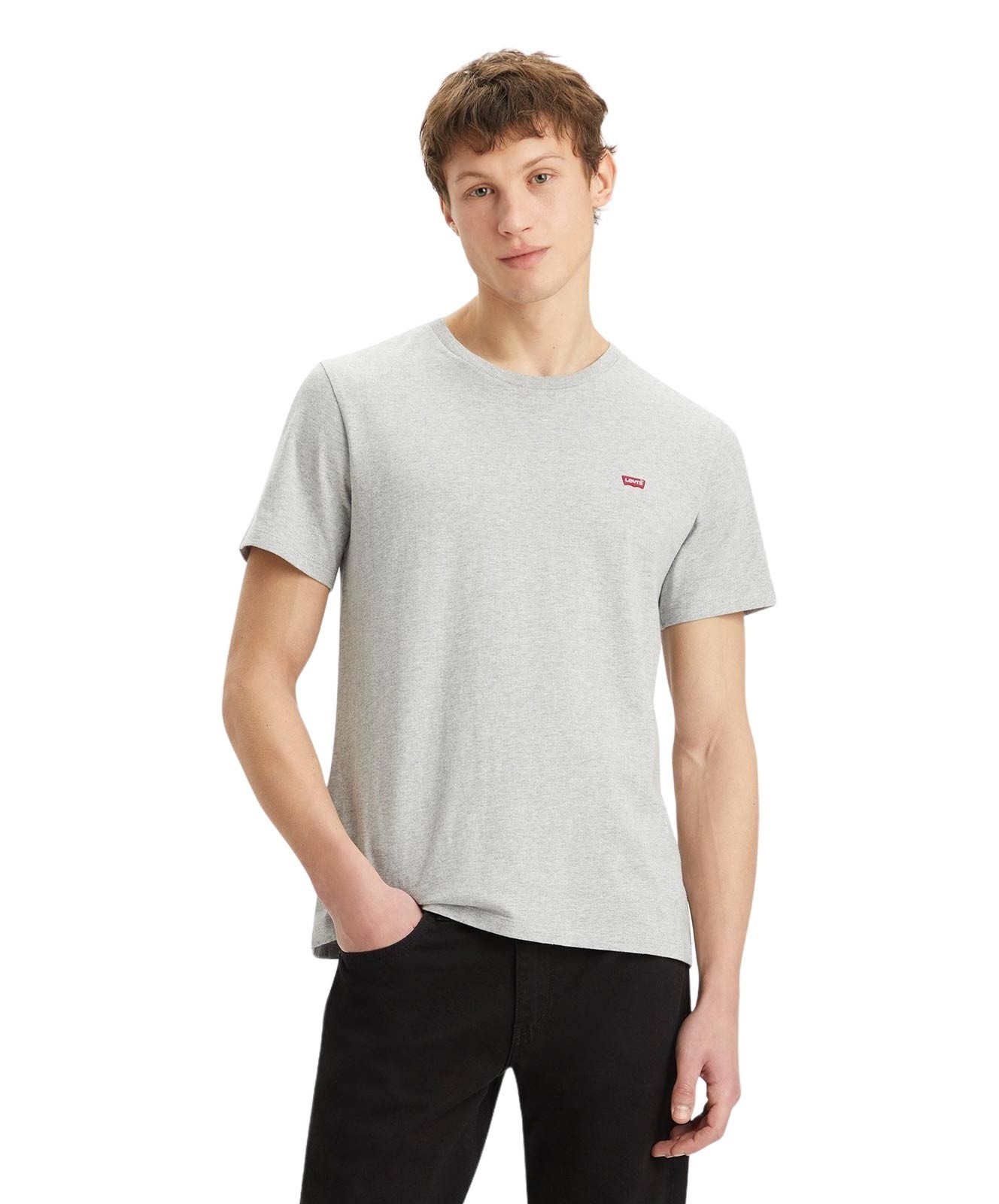 Herren Shirt Original Tee  von Levis in Mid Tone Grey Heather