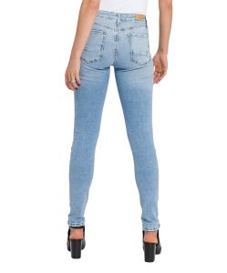 Damen Jeans Alan von Cross in Light Mid Blue Used 