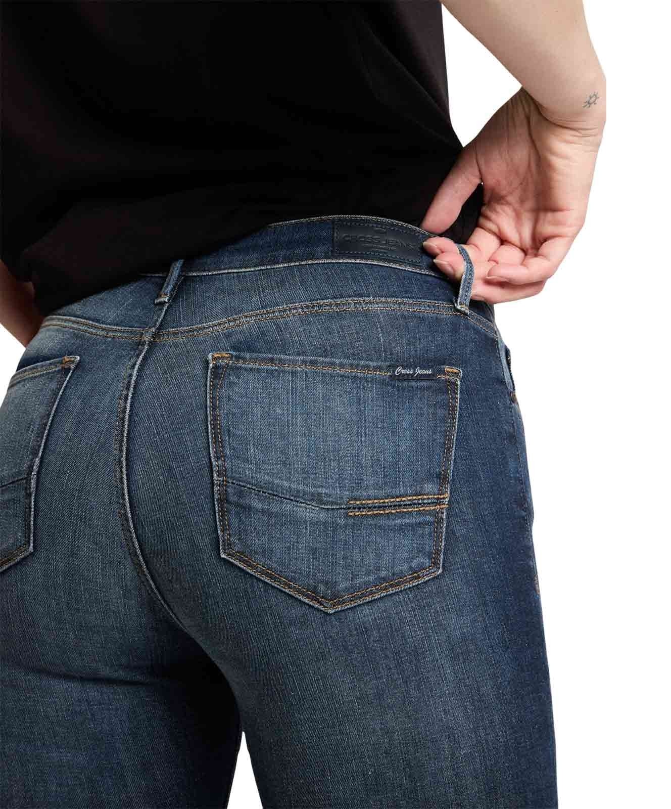 Damen Jeans Alan von Cross in Dark Blue