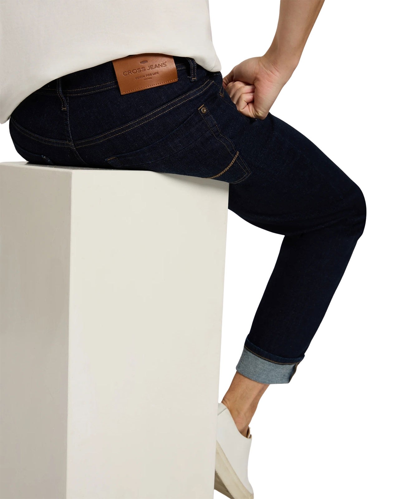 Herren Jeans Antonio von Cross in Deep Blue