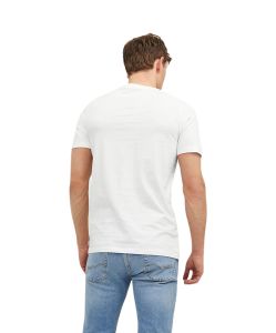 Jack & Jones T-Shirt aus Bio-Baumwolle in Weiß