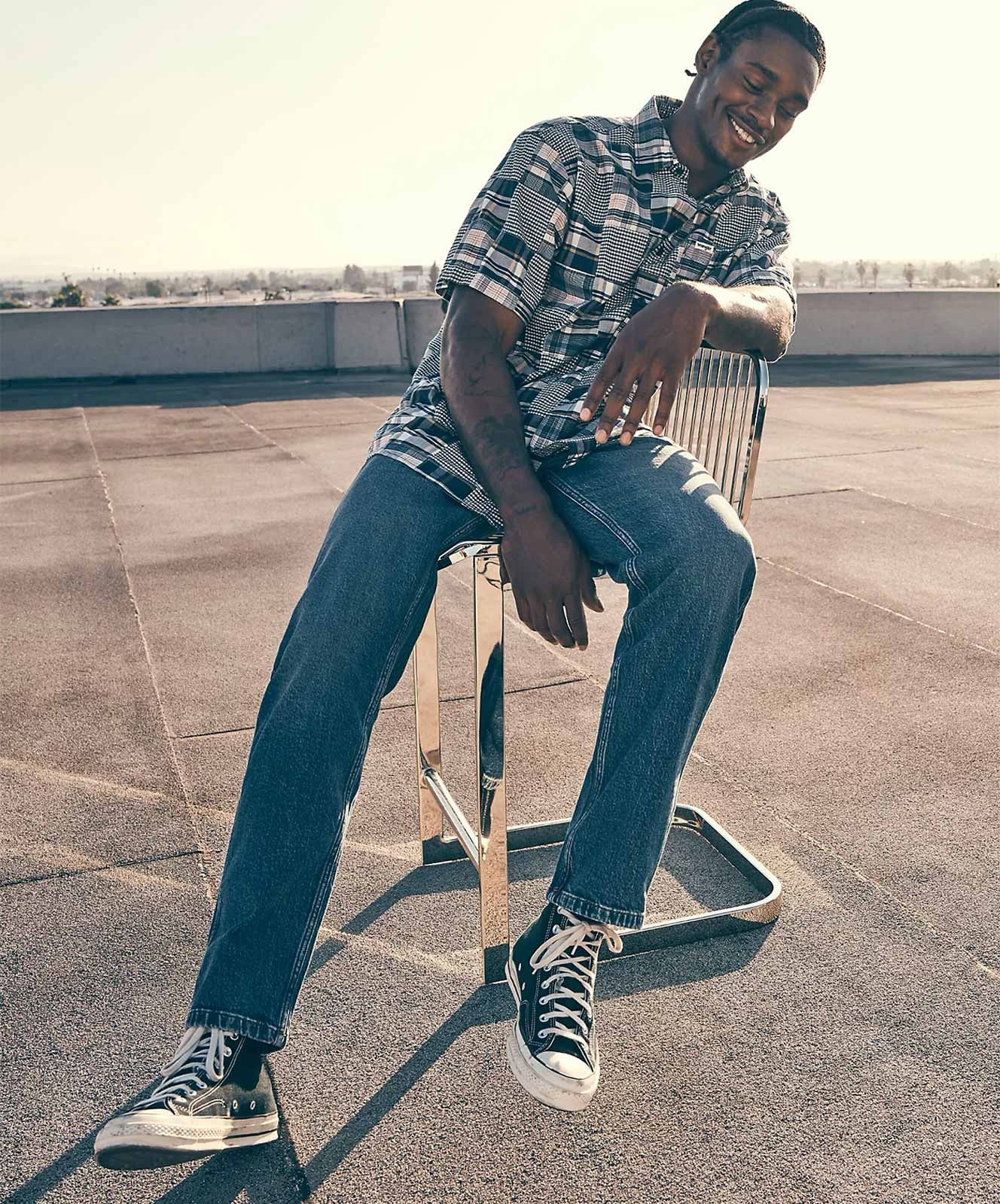 Herren Jeans Frontier  von Wrangler in Seeing Double