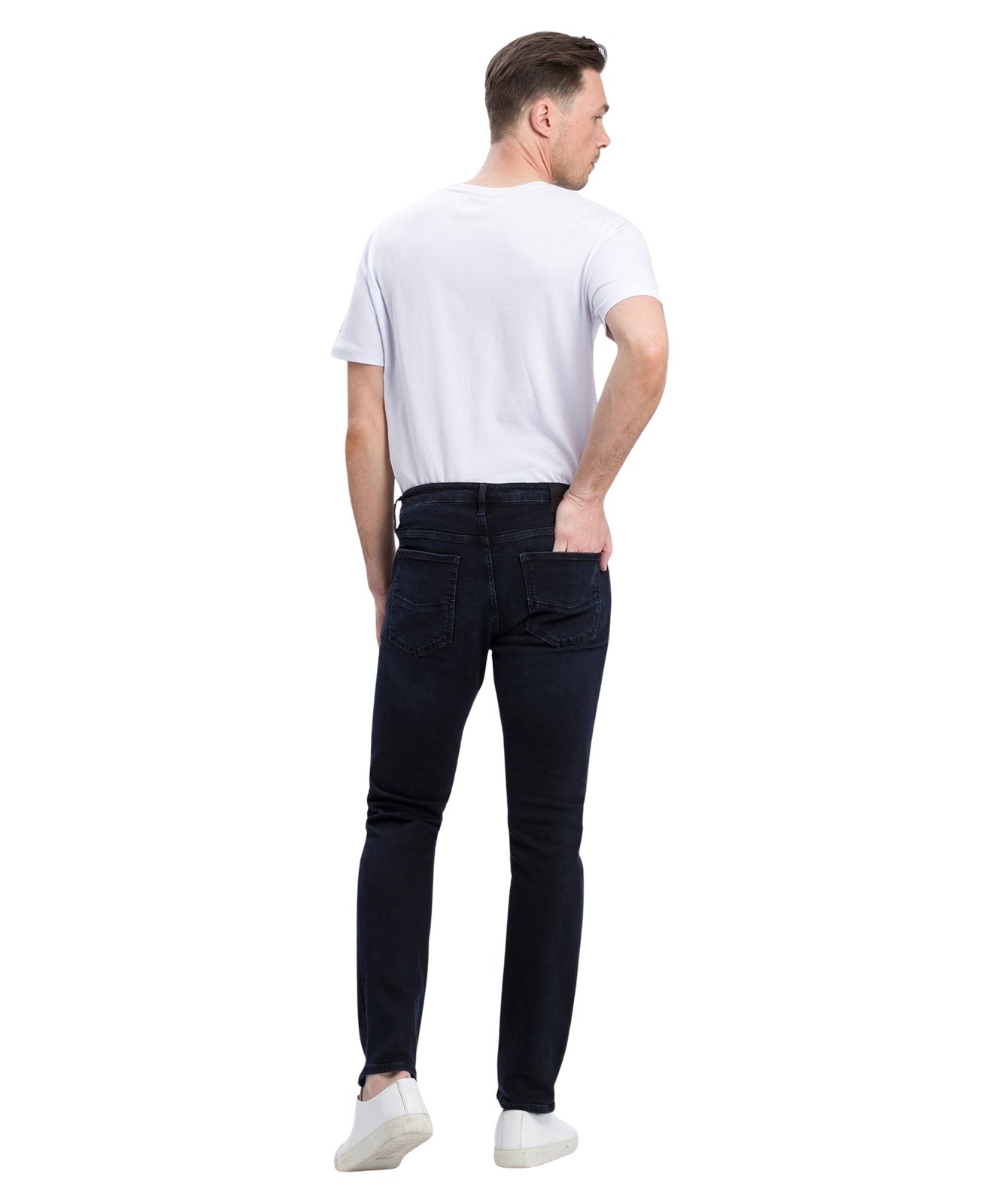 Herren Jeans Damien von Cross in Blue Black