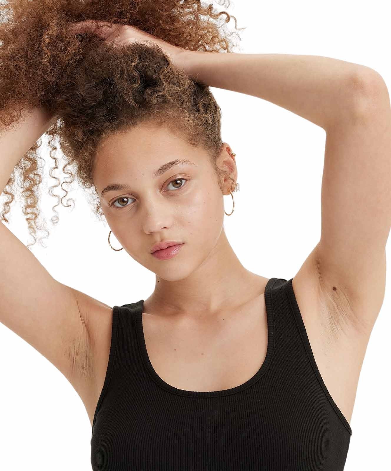 Damen Shirt Rib Tank von Levis in Caviar