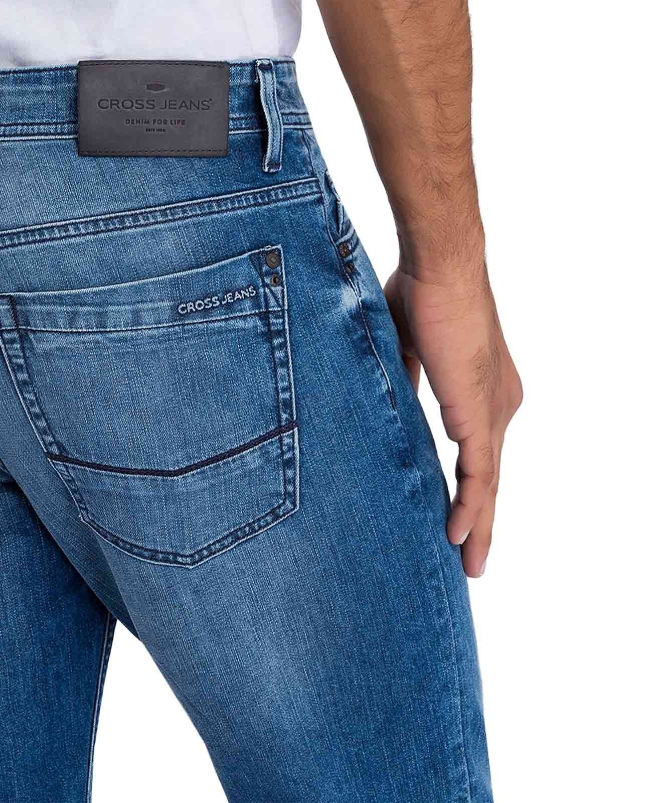 Herren Jeans Antonio von Cross in Mid Blue