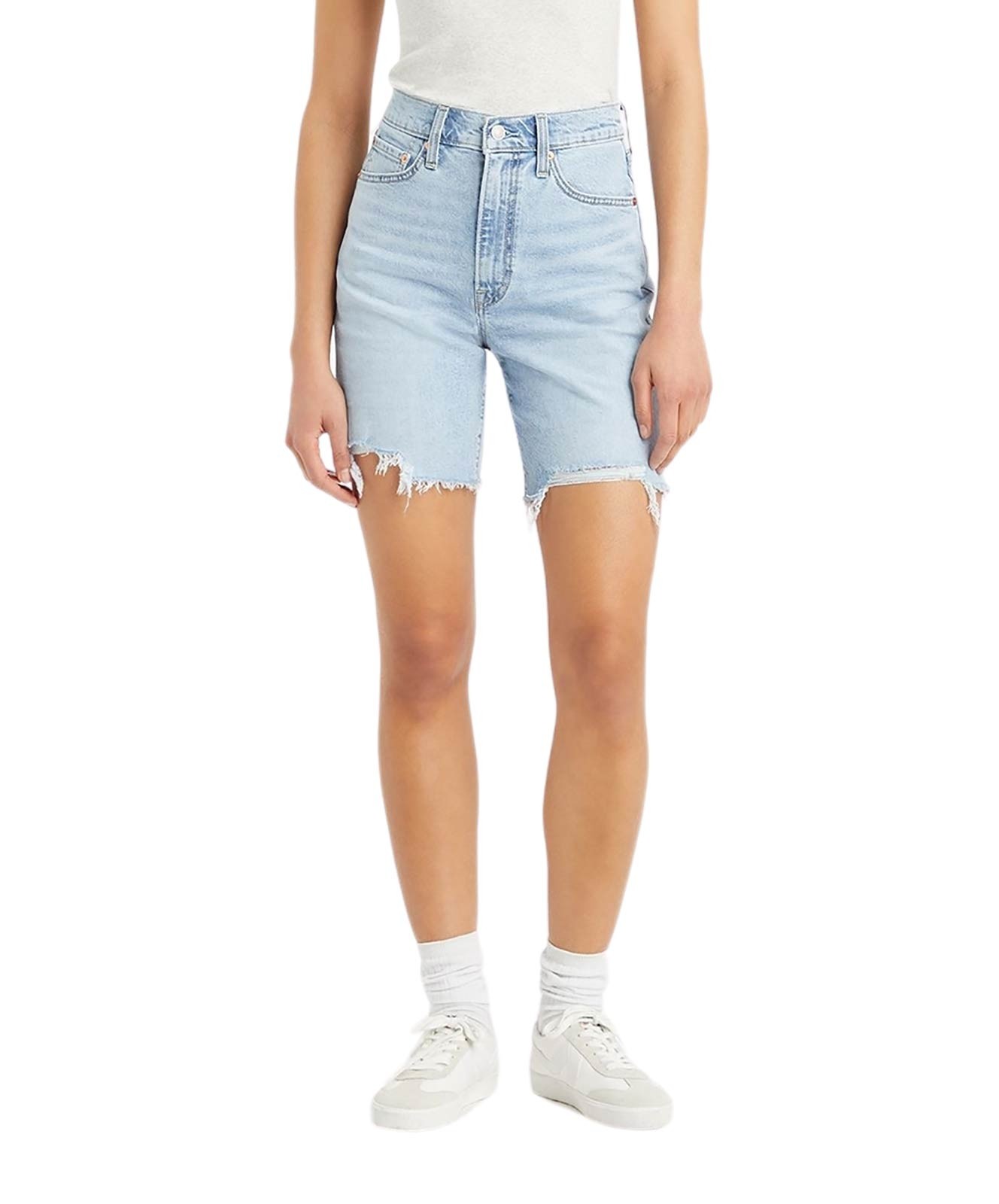 Damen Jeans Ribcage Bermudashorts von Levis in Bubble Burst