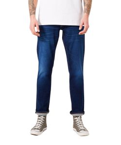 Garcia Russo Tapered Jeans in Medium Blue Used