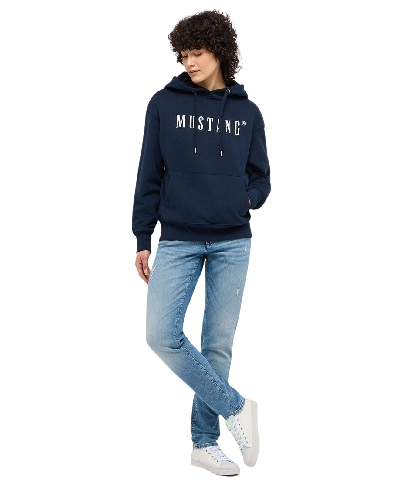 Damen Pullover Margo von Mustang in Dark Sapphire