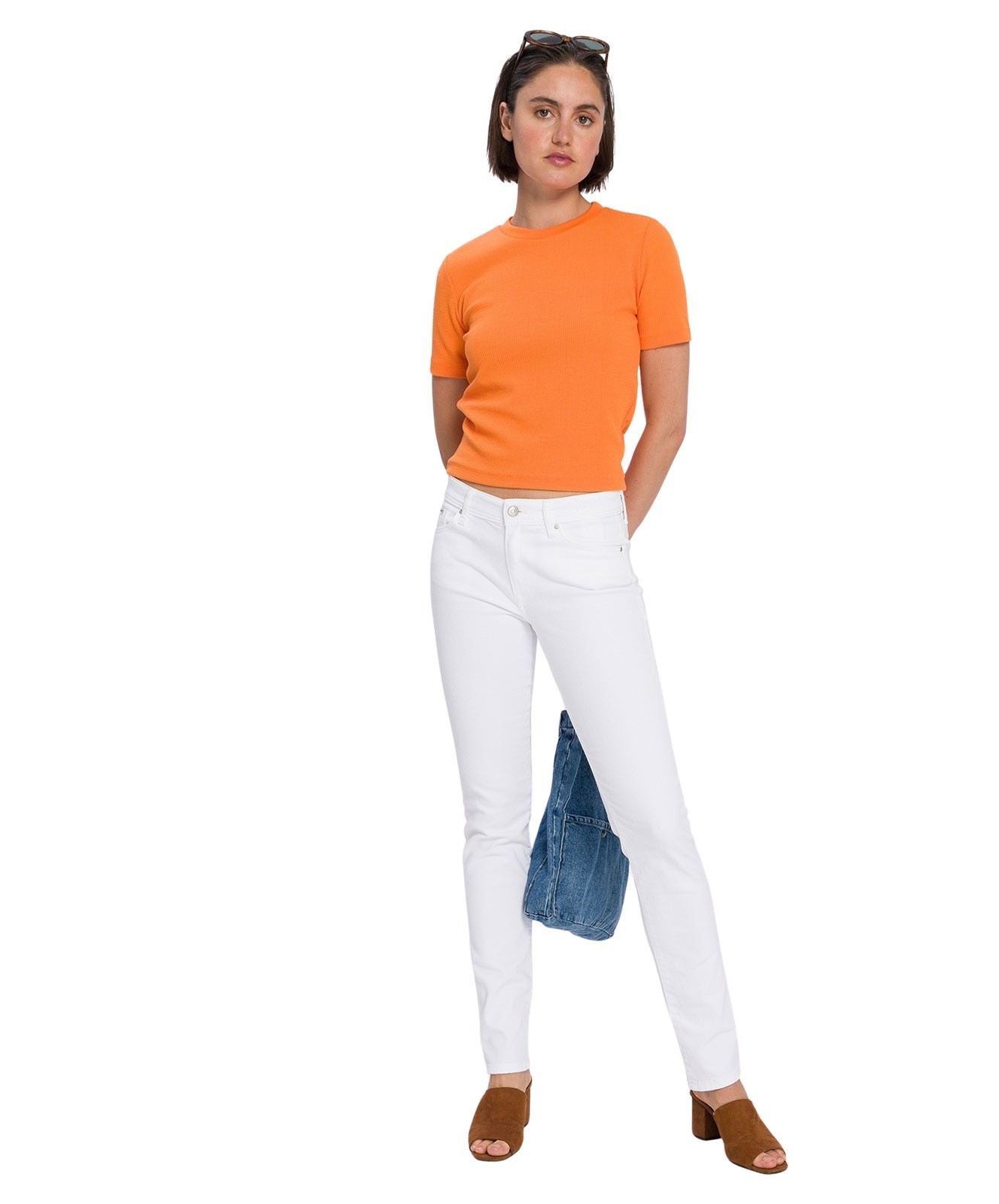 Damen Jeans Anya von Cross in White