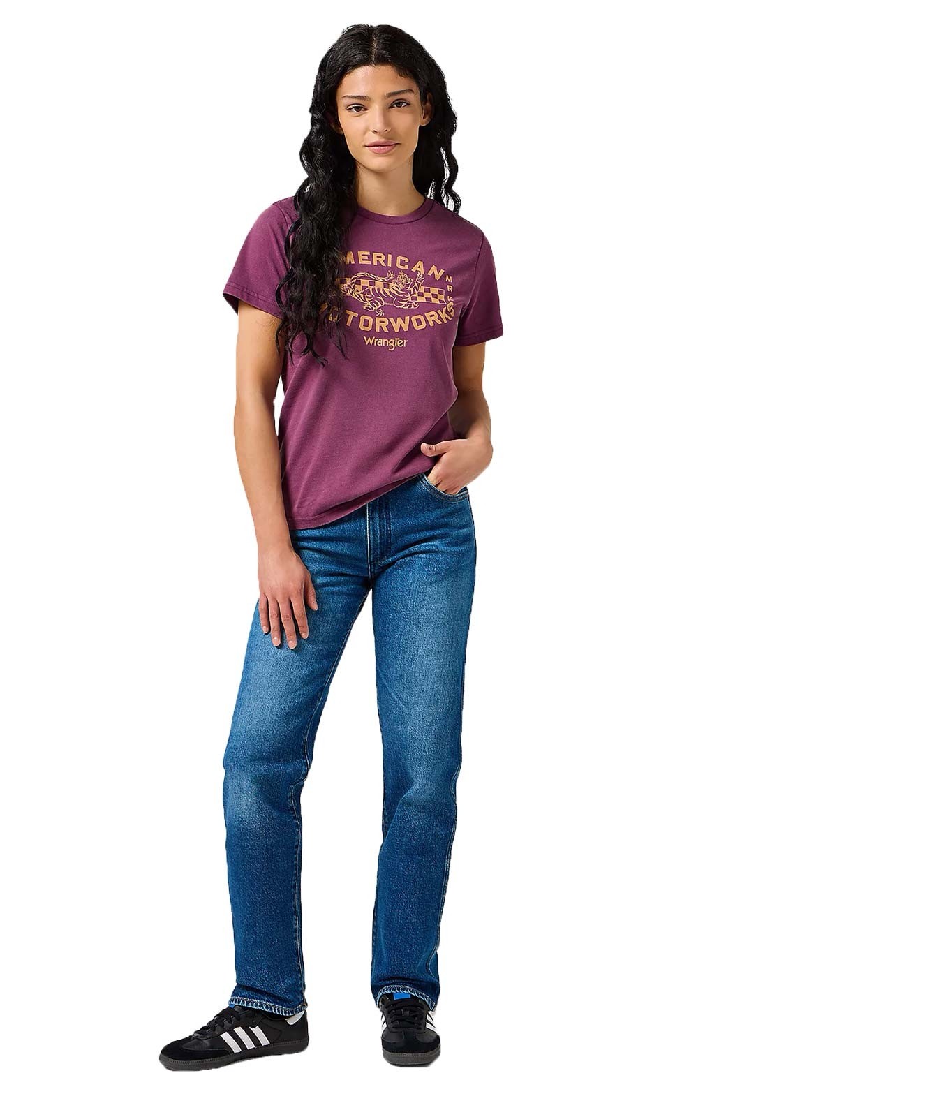 Damen Jeans Straight von Wrangler in Sunset